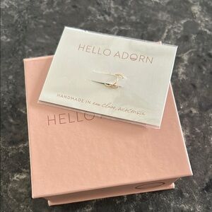 Hello Adorn Gold cuff